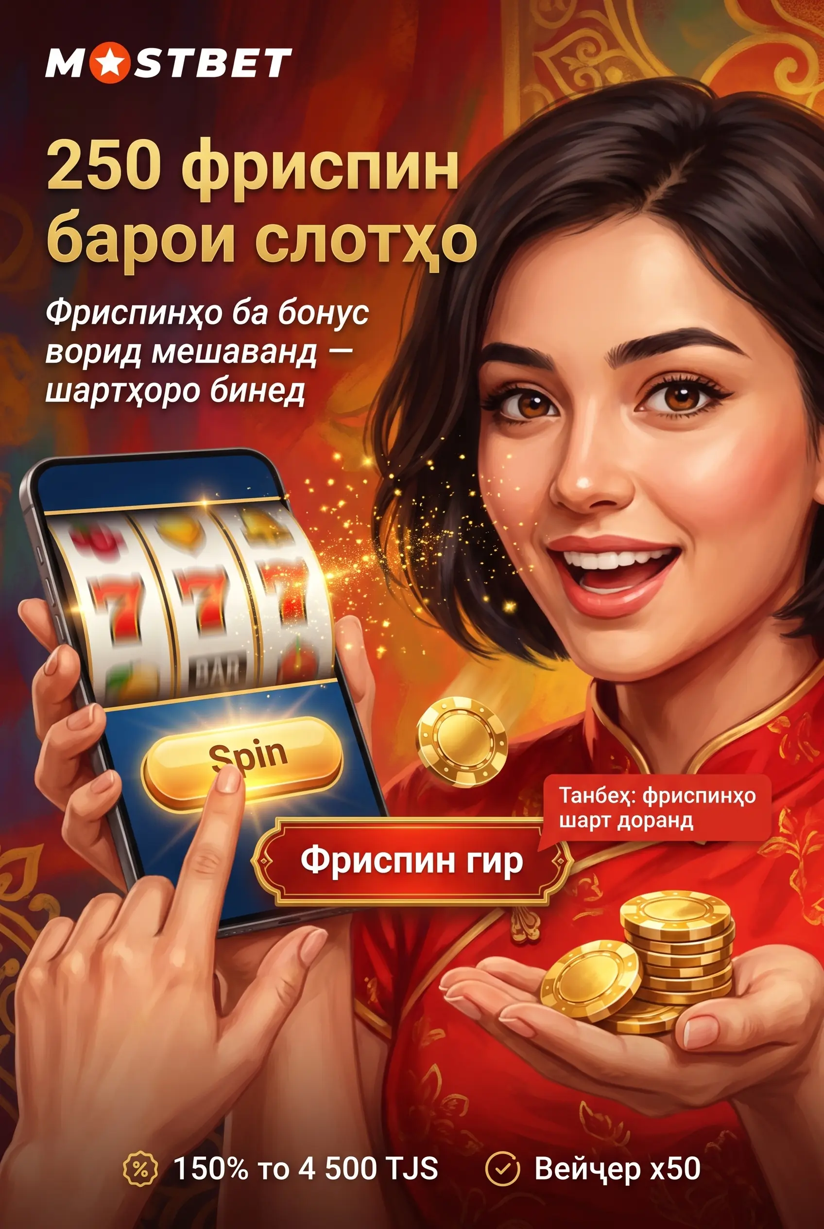 250 фриспин чӣ тавр кор мекунад