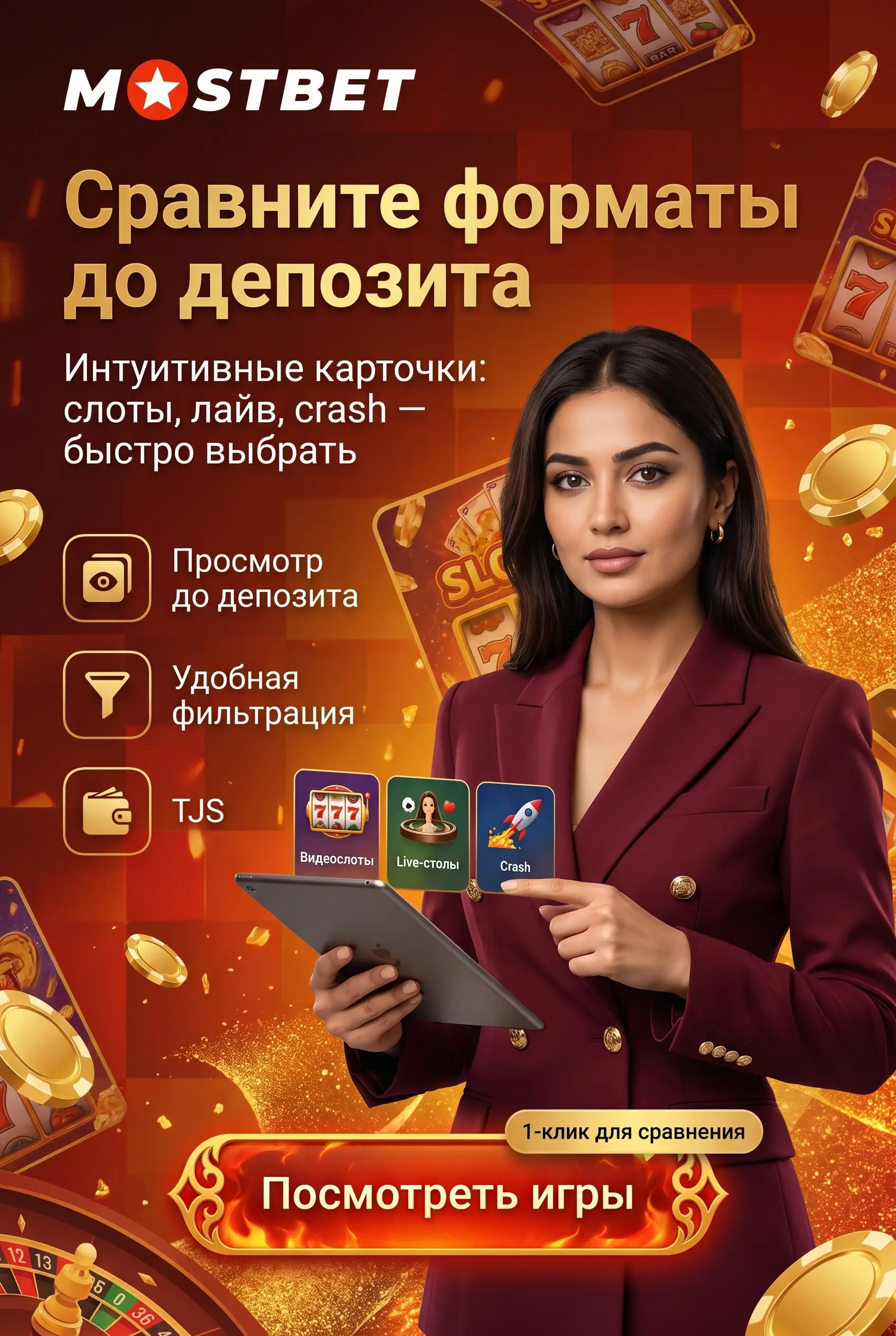 Обзор казино Mostbet
