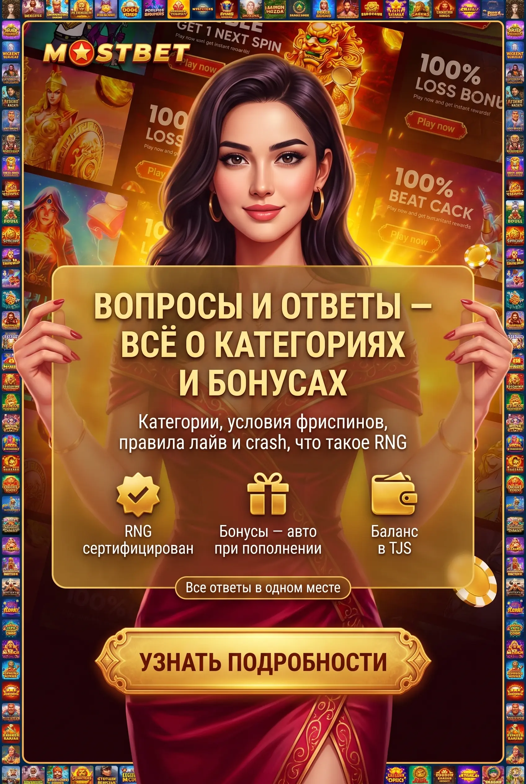 Популярные вопросы о мостбет казино